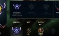 Conta League of Legends Diamante 4 (Mmr alto/ tds champs)