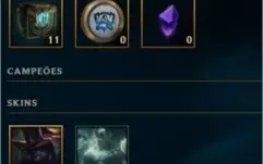 League of legends conta GOLD IV