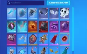 Conta Fortnite rara com wonder, ikonik, glow, mint e danças