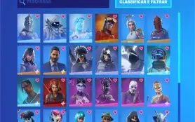 Conta Fortnite rara com wonder, ikonik, glow, mint e danças