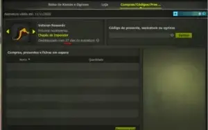Cra 200 com itens raros (Escudo twitch/facebook etc)