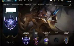 Conta de League of Lengens Diamante IV