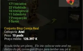 CONJUNTO BLOP CEREJA REAL - SERV: CROCABULIA