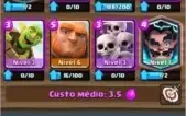 Conta de clash royale arena 8