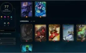 CONTA DE LEAGUE OF LEGENDS LEVEL 69 - 106 CAMPEÕES GOLD V
