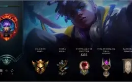 Conta League Of legends lvl 281 ouro 1, 91 pdl