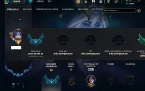 Platina 3 com 70 Champs e 29 Skins + 2 Fragmentos