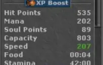 Knight lvl 263 - Vários chares na ACC - descrição