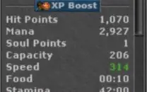 Knight lvl 263 - Vários chares na ACC - descrição