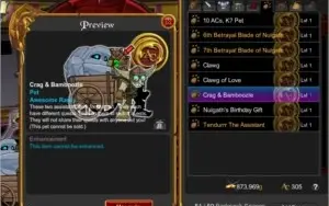 Conta AQW (8 ANOS) -PETS: CRAG & BAMB, NULGATH BIRTHDAY