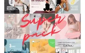SUPER PACK CANVA ( ARTES PRONTAS E EDITAVEIS)