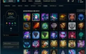 Conta LoL (várias skins) - Diamante nas filas
