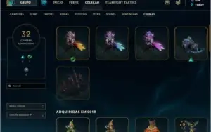 Conta LoL (várias skins) - Diamante nas filas