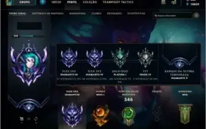 Conta LoL (várias skins) - Diamante nas filas