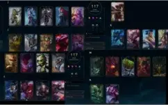 Conta league of legends - Prata 3 com 125 skins