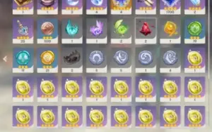 AR 58 Alhaithan + Nahida + Raiden + Ayaka + Leia descrição