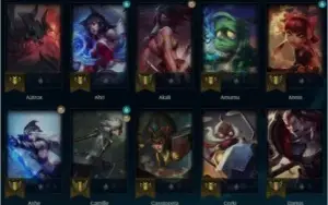 CONTA LEAGUE OF LEGENDS PLATINA NAS DUAS FILAS