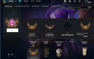 Conta ouro 4 com 100 Champs e 61 Skins