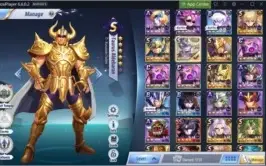 Conta Saint Seya A55 Lupus Lvl 57 1kgema