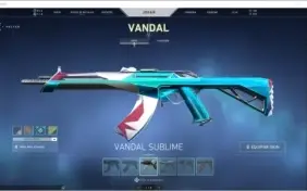Valorant - D1 - Vandal Sublime, Phantom Glitchpop, Karambit
