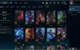 Vendo conta Lol cheia de skin