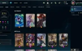 Vendo conta Lol cheia de skin