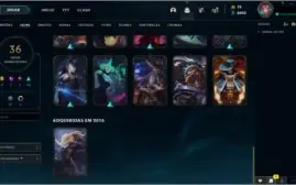 CONTA LOL - PLATINA 4 • MAIN JUNGLE !!! ÓTIMA OPORTUNIDADE.