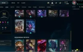 CONTA LOL - PLATINA 4 • MAIN JUNGLE !!! ÓTIMA OPORTUNIDADE.