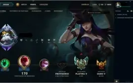 Conta platina 5 com borda de DIAMANTE