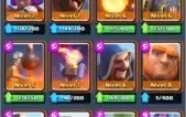Clash Royale nv 10, highest 3909, 4 lendárias