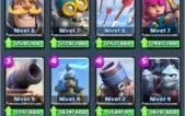 Clash Royale nv 10, highest 3909, 4 lendárias