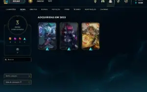 Conta League of Legends BR 8k RP