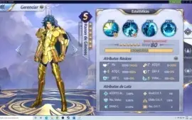 Conta Top Saint Seiya Awakening