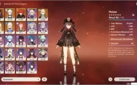 [AR 55] Hu Tao + Ayaka + Diluc + Jean + Kokomi + 1 Arma T5