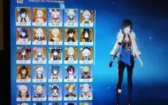 Genshin impact ar 55 7 personagens 5+ 2 armas 5