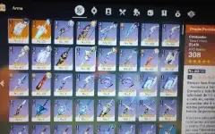 Genshin impact ar 55 7 personagens 5+ 2 armas 5