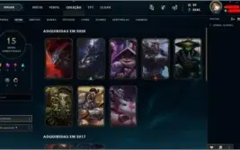 CONTA LOL PARA RUSHAR ELO