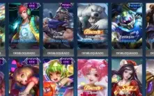 Conta - Heroes evolved, heróis: 113, skins: 243.