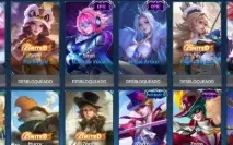 Conta - Heroes evolved, heróis: 113, skins: 243.