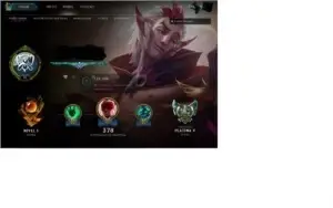 Conta de lol platina 5, full champs 30k de ip, 31 skins