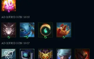 conta lol 2017