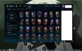 CONTA PLATINA S7, GOLD S6, LVL 45, 52 SKINS E 90 CAMPEÕES
