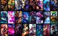CONTA PLATINA S7, GOLD S6, LVL 45, 52 SKINS E 90 CAMPEÕES