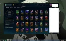 CONTA PLATINA S7, GOLD S6, LVL 45, 52 SKINS E 90 CAMPEÕES