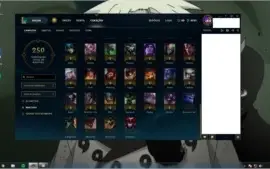 CONTA PLATINA S7, GOLD S6, LVL 45, 52 SKINS E 90 CAMPEÕES