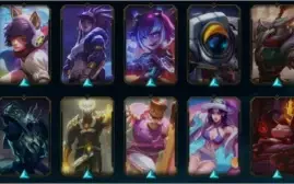conta de lol com 130 skins, barata com 85 pts de prestigio