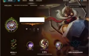 Conta gold com 35 skins.