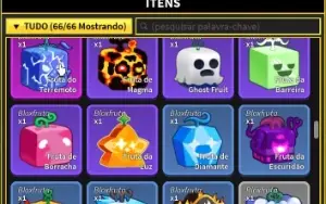 T-Rex No Inv + Fruta Equipada + God Human + Varios Itens