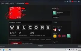 CONTA STEAM 16 ANOS COM MEDALHA 10-5 ANOS NO CSGO