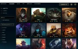 Platina 2 com 95 Champs e 79 skins + 1000 RP